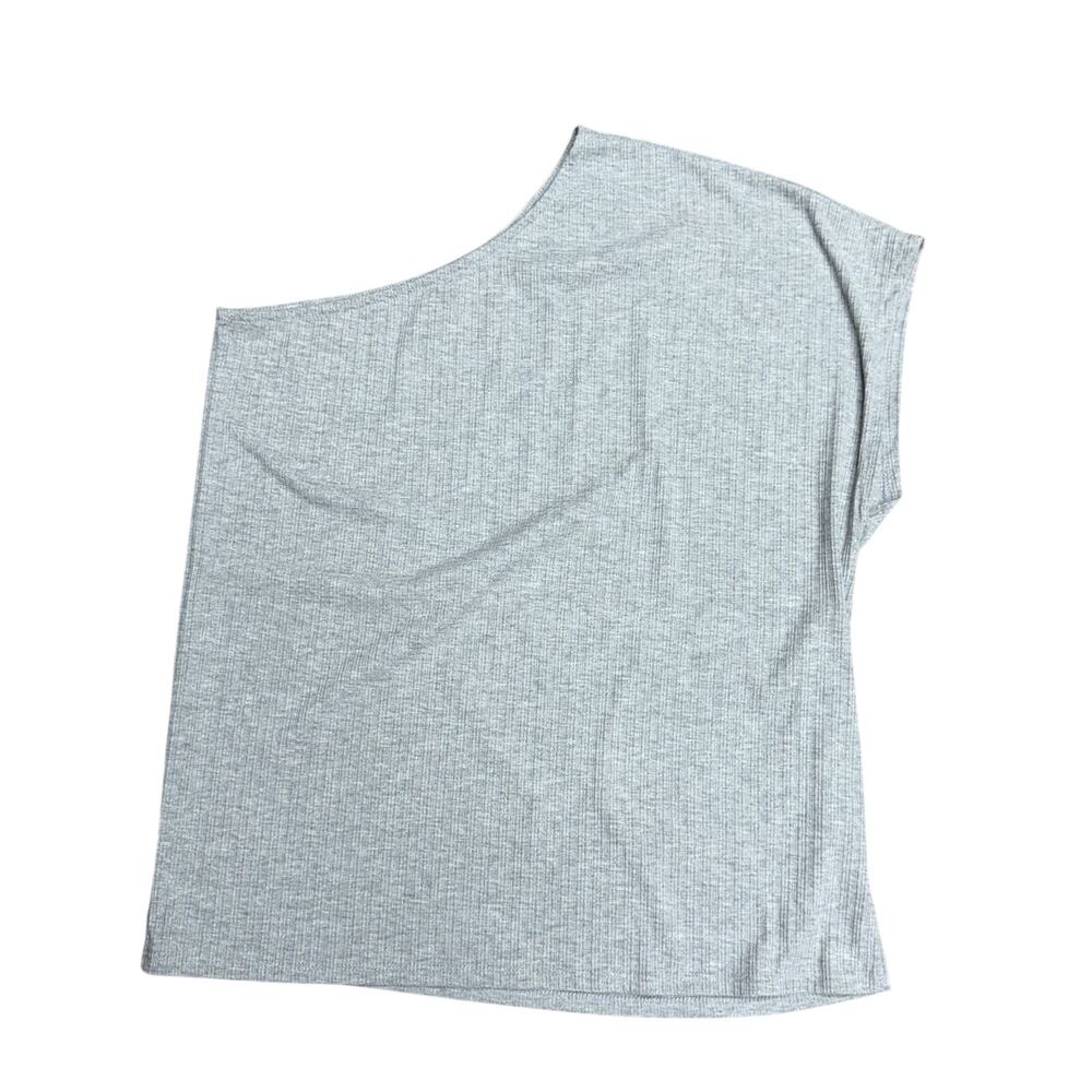 Ninexis Women's Size S One Shoulder Grey Top